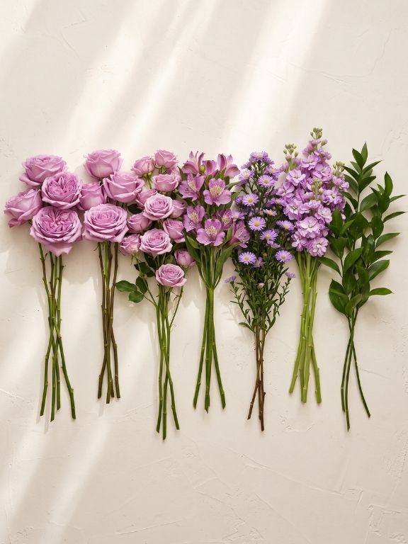 WENT TO THE MARKET FOR VICTORIAN PALETTE  FLOWERS